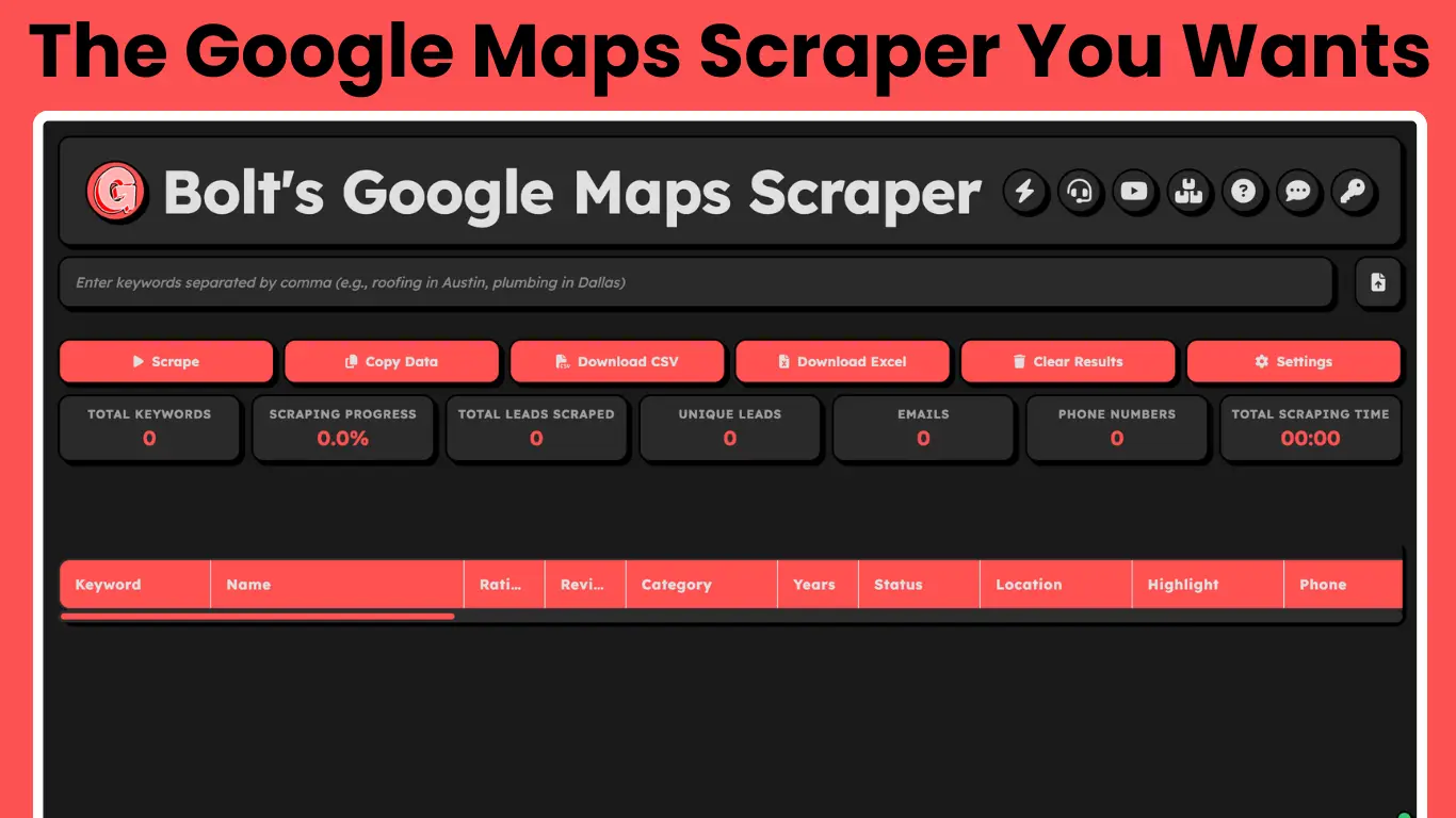 Google Maps Scraper: Free & Easy to Use | Bolt Scraper