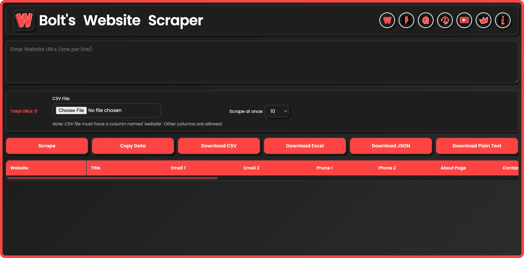 Bolt Scraper Dashboard